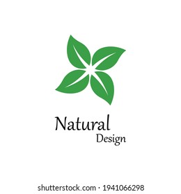 Leaf icon Vector Illustration design Logo template