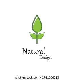 Leaf icon Vector Illustration design Logo template