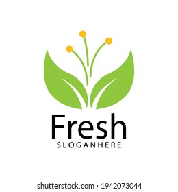 Leaf icon Vector Illustration design Logo template