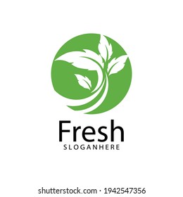 Icono de hoja Modelo de diseño de Ilustración de vectores