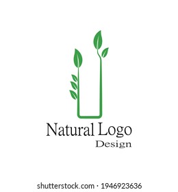 Icono de hoja Modelo de diseño de Ilustración de vectores