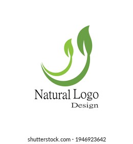 Leaf icon Vector Illustration design Logo template