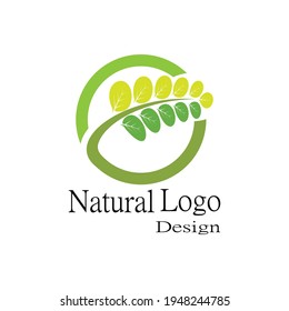 Leaf icon Vector Illustration design Logo template