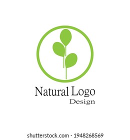 Leaf icon Vector Illustration design Logo template