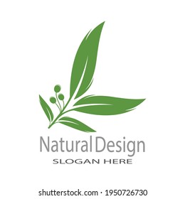 Leaf icon Vector Illustration design Logo template
