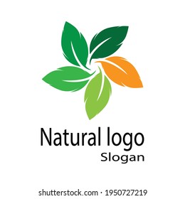 Leaf icon Vector Illustration design Logo template