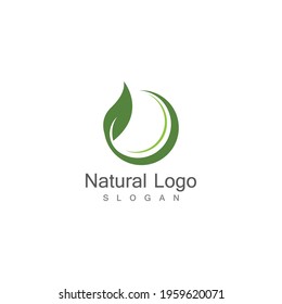 Leaf icon Vector Illustration design Logo template