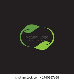 Icono de hoja Modelo de diseño de Ilustración de vectores