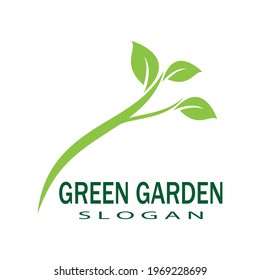 Leaf icon Vector Illustration design Logo template