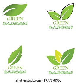 Leaf icon Vector Illustration design Logo template
