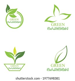 Leaf icon Vector Illustration design Logo template