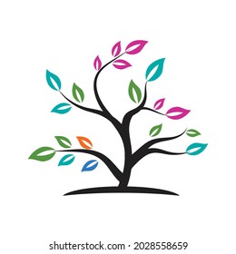 Leaf icon Vector Illustration design Logo template