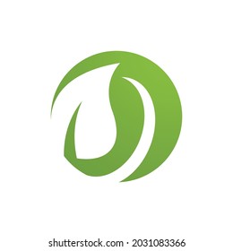 Leaf icon Vector Illustration design Logo template