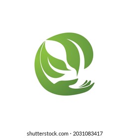 Leaf icon Vector Illustration design Logo template