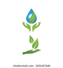Leaf icon Vector Illustration design Logo template