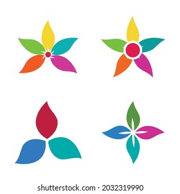 Leaf icon Vector Illustration design Logo template