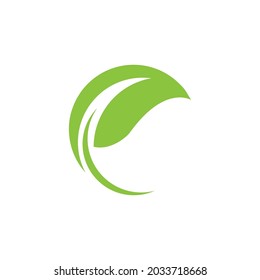 Leaf icon Vector Illustration design Logo template