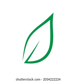 Leaf icon Vector Illustration design Logo template