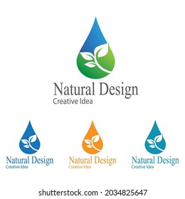 Leaf icon Vector Illustration design Logo template