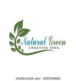 Leaf icon Vector Illustration design Logo template