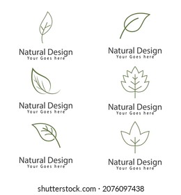 Leaf icon Vector Illustration design Logo template