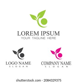 Leaf icon Vector Illustration design Logo template