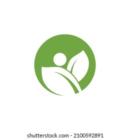 Leaf icon Vector Illustration design Logo template