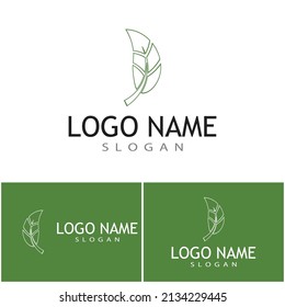 Leaf icon Vector Illustration design Logo template