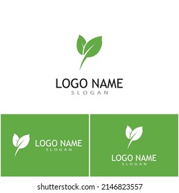 Leaf icon Vector Illustration design Logo template