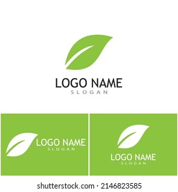 Leaf icon Vector Illustration design Logo template