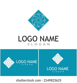 Icono de hoja Vector Ilustración de diseño Modelo de logotipo