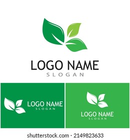 Leaf icon Vector Illustration design Logo template