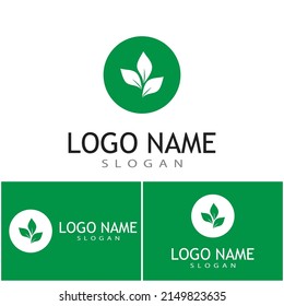 Leaf icon Vector Illustration design Logo template