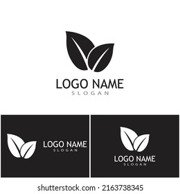 Leaf icon Vector Illustration design Logo template
