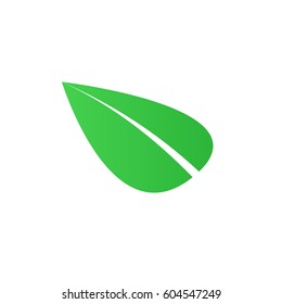 Leaf icon. Vector illustration, eps10