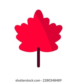 Icono de hoja. Ilustración aislada del vector
