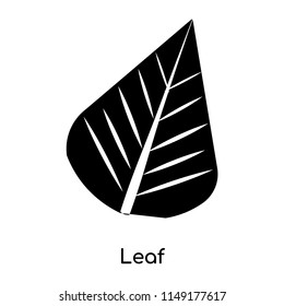 Leaf icon vector isolated on white background for your web and mobile app design, Leaf logo concept