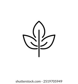 Leaf icon vector. Leaves icon. Bio. Ecology.