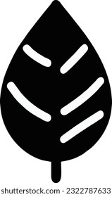 Vector de icono de hoja, Diseño de patrones de hojas naturales, Ilustración vectorial 10