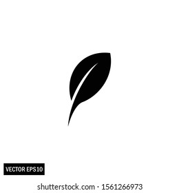 Leaf Icon vector Nature Symbol Logo Template Design Element