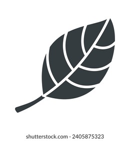Vector de icono de hoja en el diseño de moda