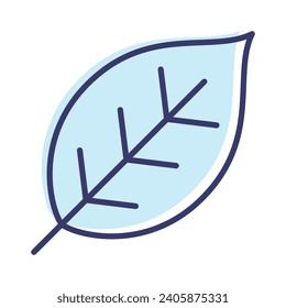 Leaf icon vector on trendy design