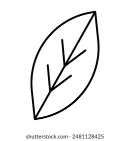 leaf icon vector on white background