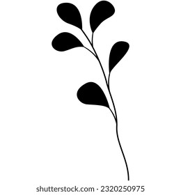 Leaf icon vector. Plant illustration sign. Tree symbol or logo.