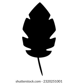 Leaf icon vector. Plant illustration sign. Tree symbol or logo.