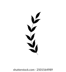 Leaf icon vector. Plant illustration sign. Tree symbol or logo.