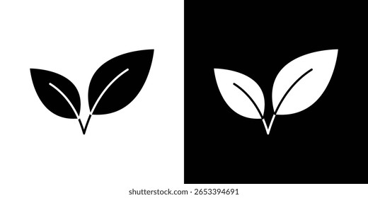 Leaf icon Vector scalable graphics
