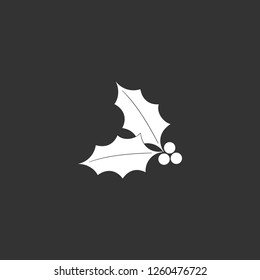 leaf icon vector. leaf sign on black background. leaf icon for web and app