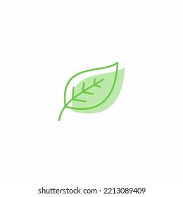 Icono de hoja - Ilustración de material vector
