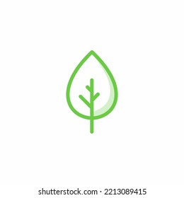 Leaf Icon - Vector Stock Illustration
